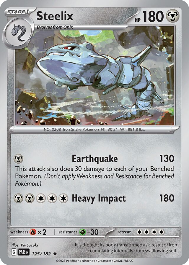 Steelix (Paradox Rift 125/182) (International TCG) – TCG Steelix (Paradox Rift 125/182) (International TCG) – TCG
