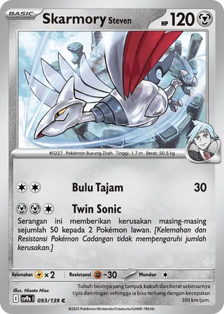 Steven's Skarmory (Bonds of Destiny 093/139)