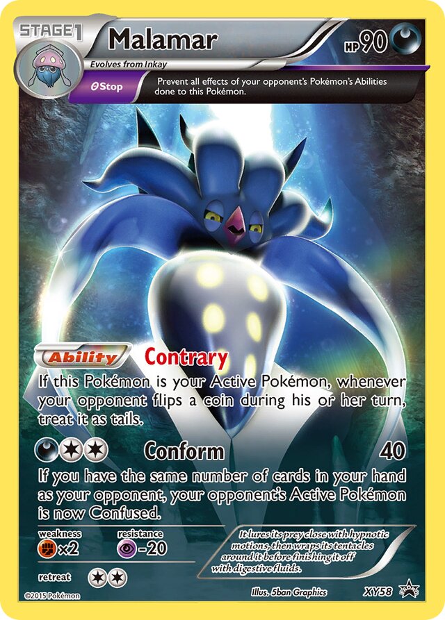 Malamar XY Black Star Promos XY58 PROMO