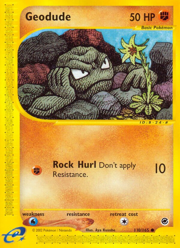 110/165 Geodude EX Common