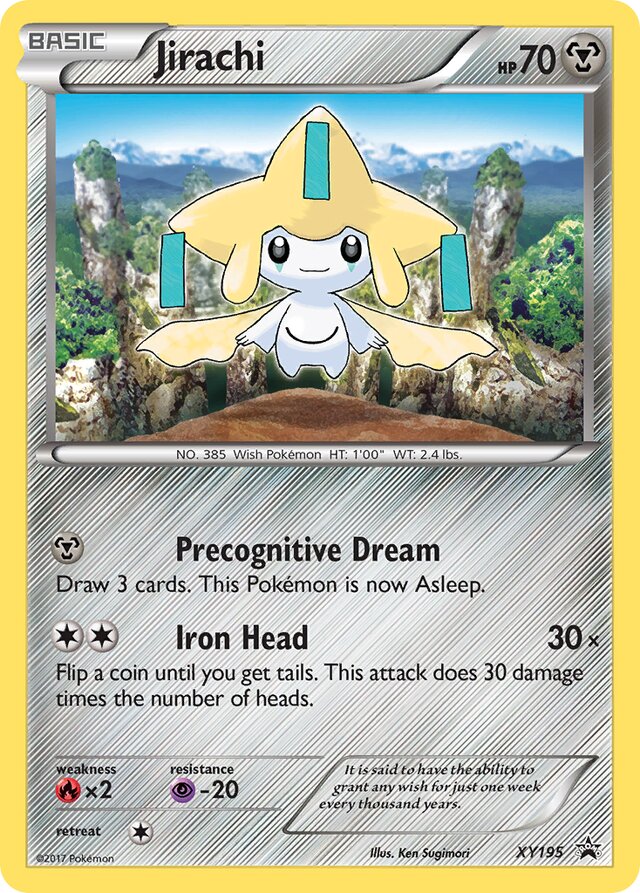 Jirachi XY Black Star Promos XY195 PROMO
