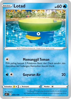 Lotad (Strength V Starter Deck 035/159)