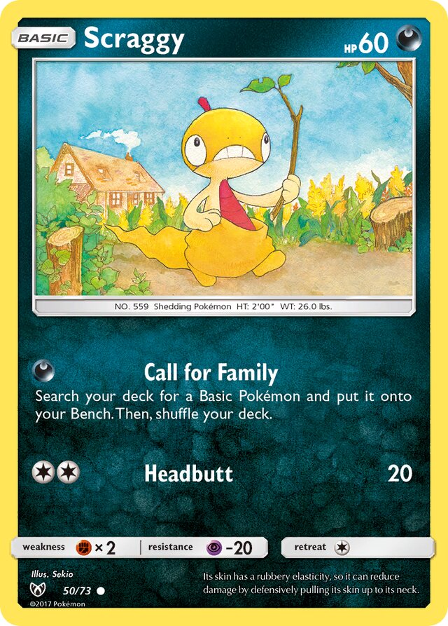 Scraggy Shining Legends 50/73 Common