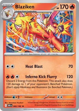 Blaziken (Destined Rivals 042/182)