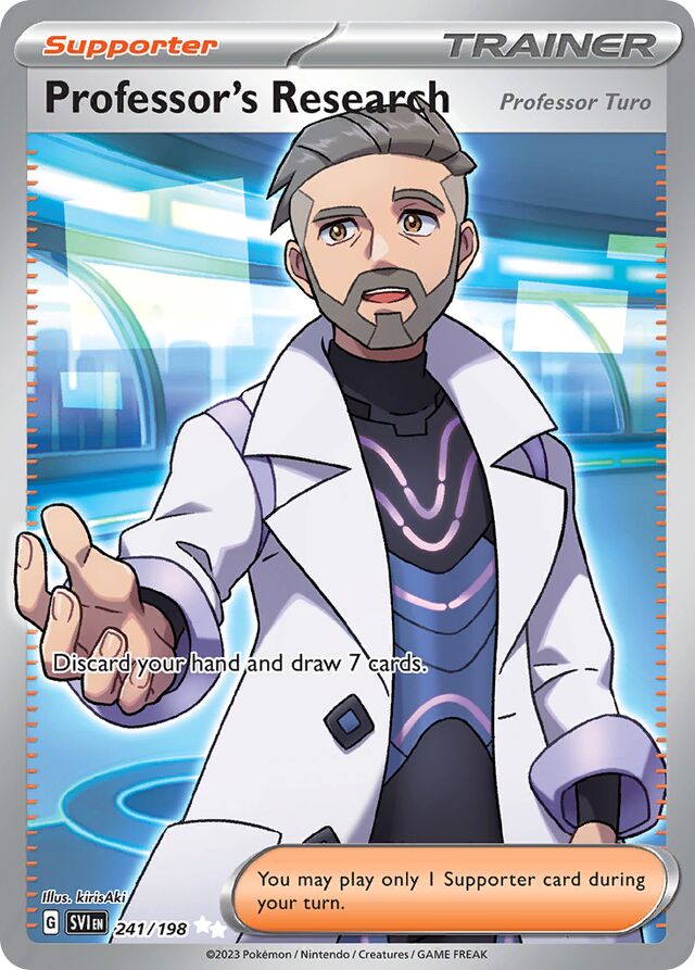 Professor's Research [Professor Turo] Scarlet & Violet 241/198 Ultra Rare