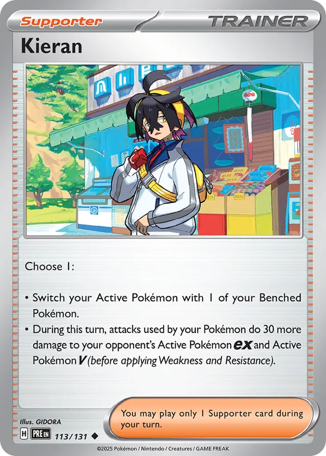 Kieran Prismatic Evolutions 113/131 Uncommon