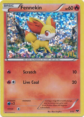 Fennekin McDonald's Collection 2014 3/12 —