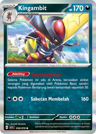 Kingambit (Scarlet ex 058/078)