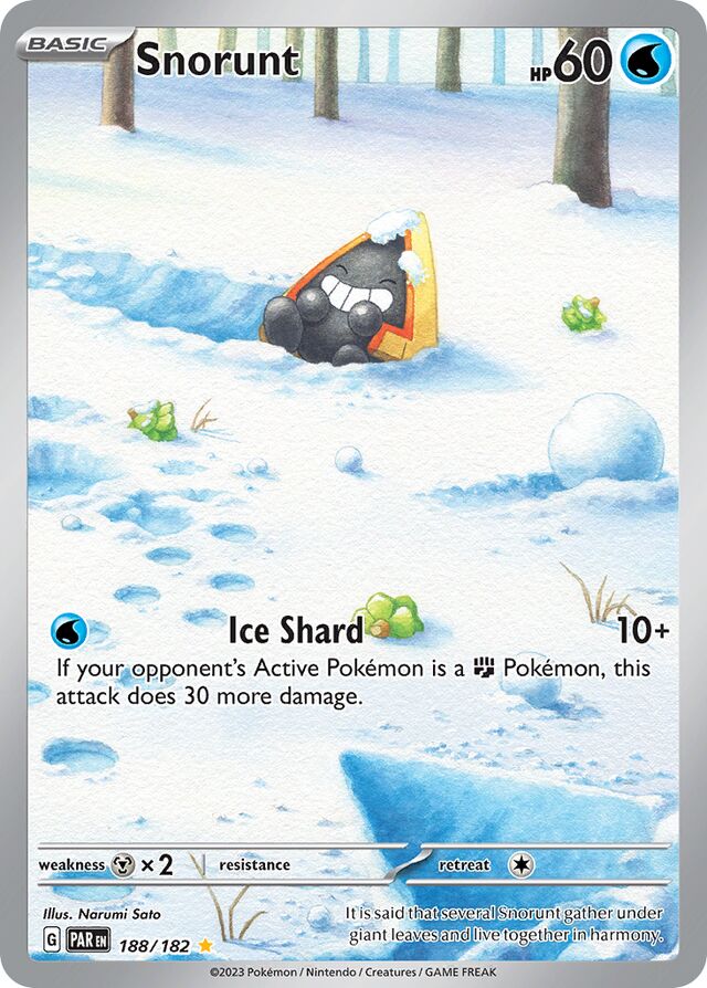 188/182 Snorunt PAR Illustration Rare