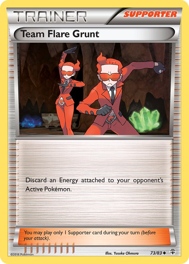 Team Flare Grunt Generations 73/83 Uncommon