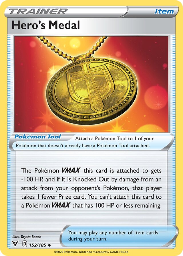 152/185 Hero's Medal VIV Uncommon
