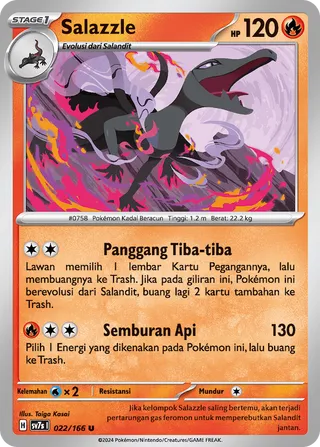 Salazzle (Stellar Guidance 022/166)