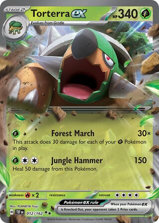 Torterra ex (Temporal Forces 012/162)