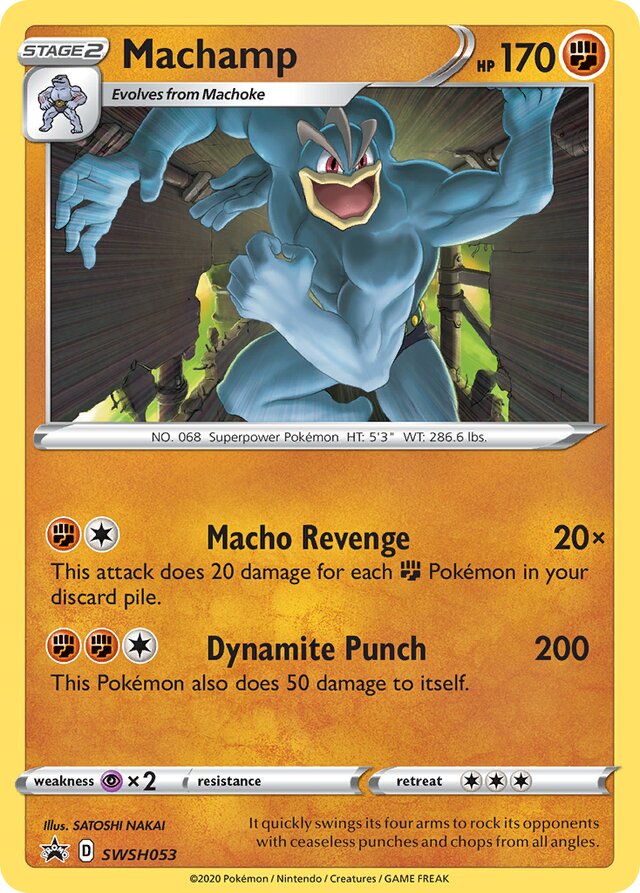 SWSH053 Machamp SSP PROMO
