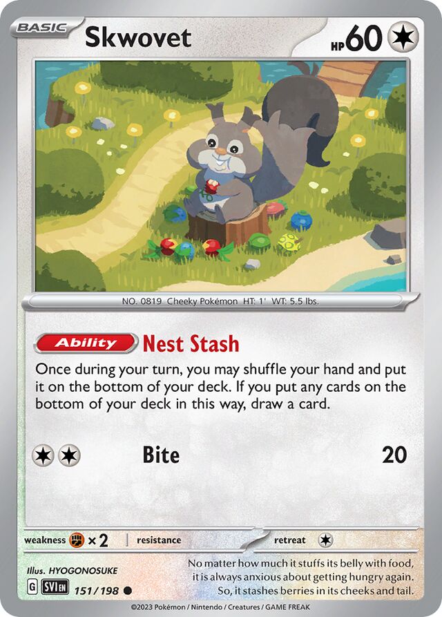 Skwovet Scarlet & Violet 151/198 Common