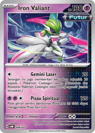 Iron Valiant (Future Miraidon ex Starter Deck 008/022)