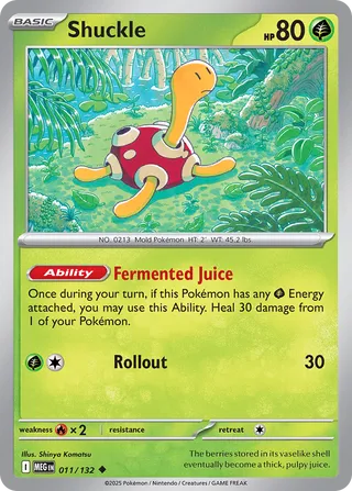 011/132 Shuckle MEG Uncommon