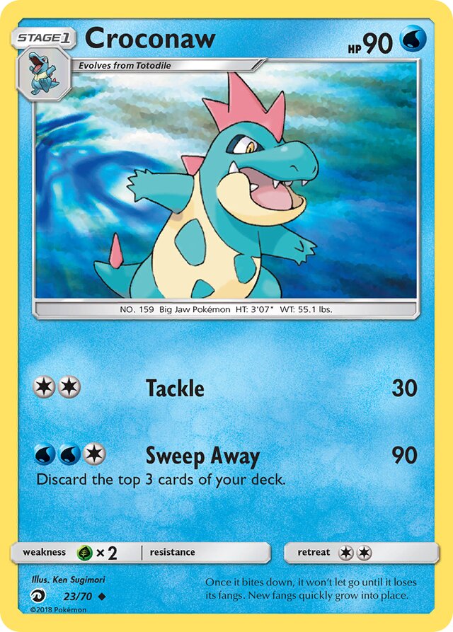 Croconaw Dragon Majesty 23/70 Uncommon