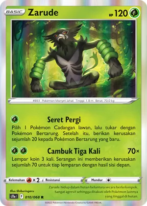 Zarude (Incandescent Arcana 010/068)