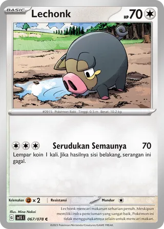 Lechonk (Scarlet ex 067/078)
