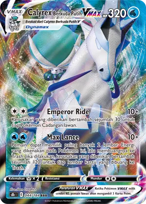 Ice Rider Calyrex VMAX (VMAX Climax 044/184)