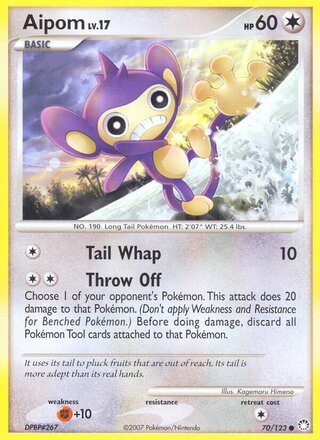 Aipom (Mysterious Treasures 70/123)