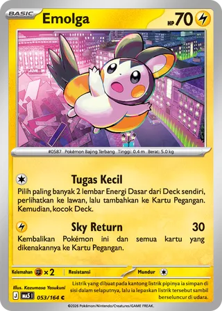 Emolga (Shadowy Threats 053/164)