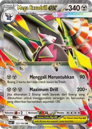 Mega Excadrill ex (Shadowy Threats 122/164)
