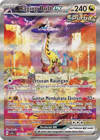 Raging Bolt ex (Ace Paradox 190/142)