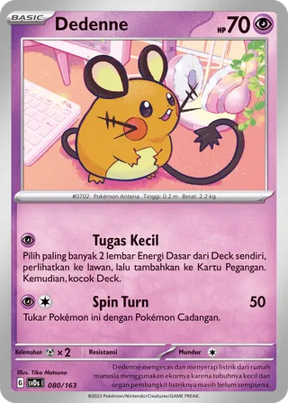 Dedenne (ex Compact Deck 080/163)