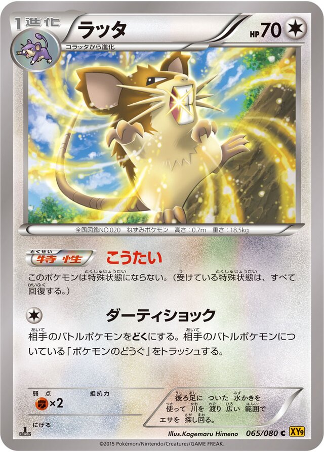065/080 Raticateラッタ C
