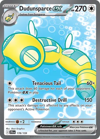Dudunsparce ex (Journey Together 178/159)