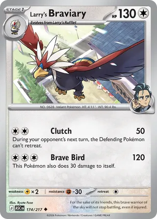 Larry's Braviary (Ascended Heroes 174/217)