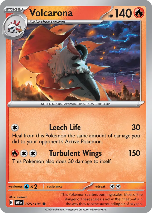 025/191 Volcarona SSP Common