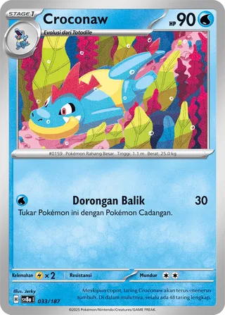 Croconaw (Terastal Festival ex 033/187)