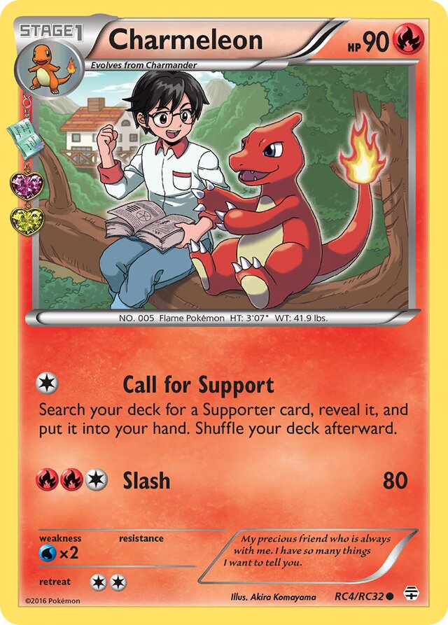 Charmeleon Generations Radiant Collection RC4/RC32 Common