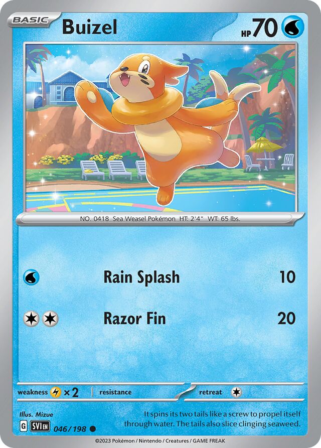 Buizel Scarlet & Violet 046/198 Common
