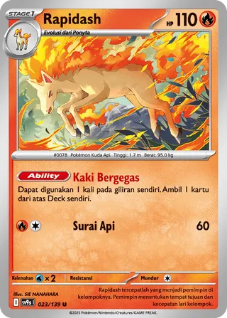Rapidash (Bonds of Destiny 023/139)