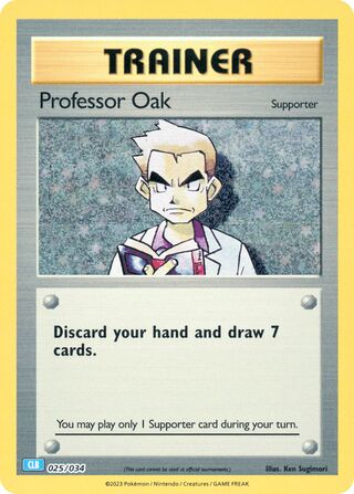 Professor Oak (Pokémon TCG Classic (Blastoise) 025/034)