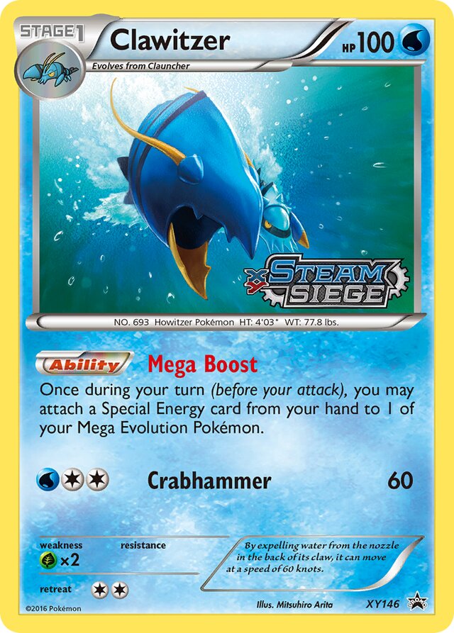 Clawitzer XY Black Star Promos XY146 PROMO