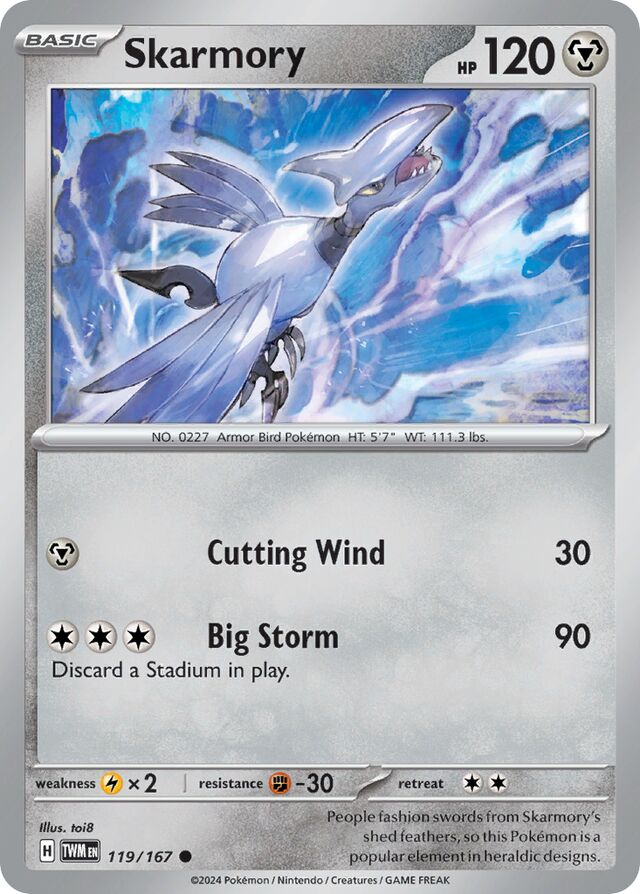 119/167 Skarmory TWM Common