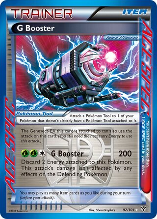 Card Genesect-EX 97/101 da coleção Plasma Blast