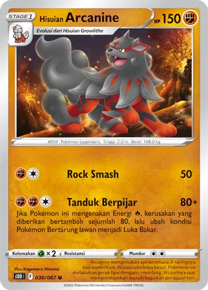 Hisuian Arcanine (Time Gazer 030/067)
