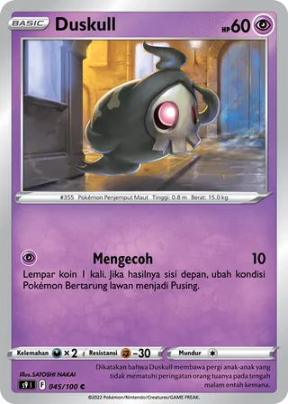 Duskull (Star Birth 045/100)