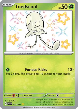 Toedscool (Paldean Fates 105/091)