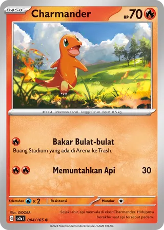 Charmander (Pokémon Card 151 004/165)