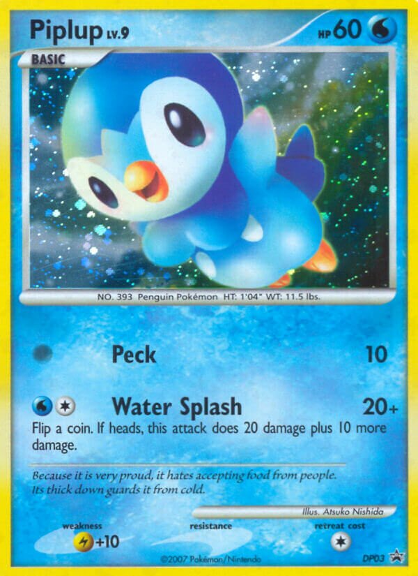 Piplup DP Black Star Promos DP03 PROMO