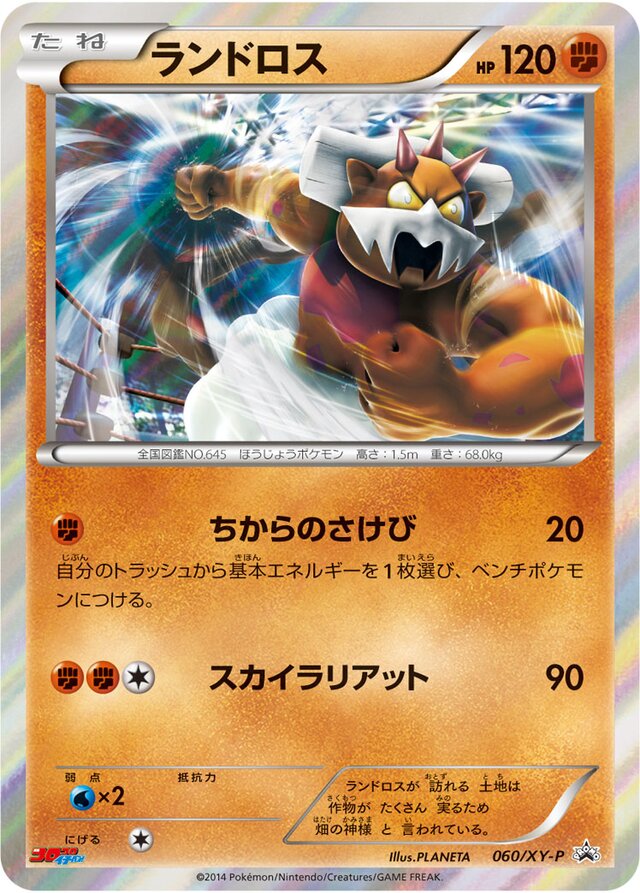 LandorusピカチュウM[ムービー] XY-P Promotional cards 060/XY-P