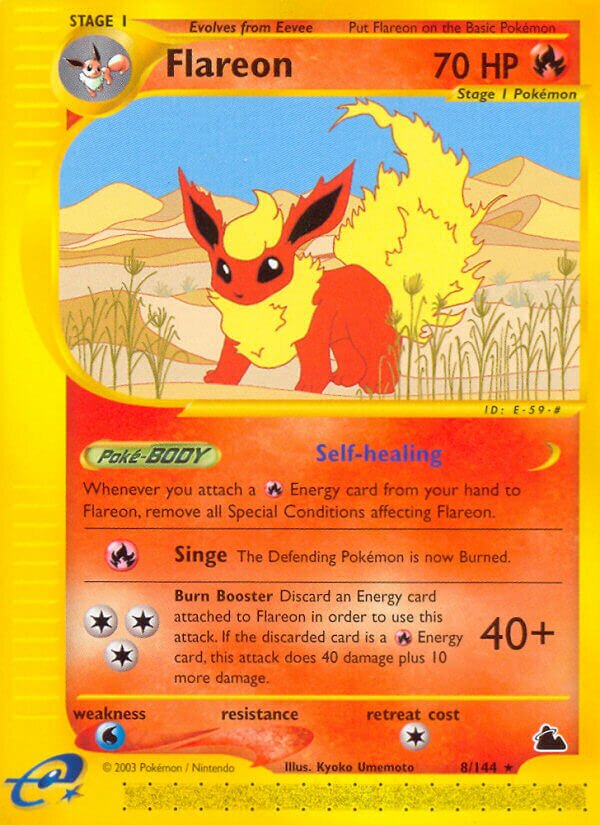 8/144 Flareon SK Rare