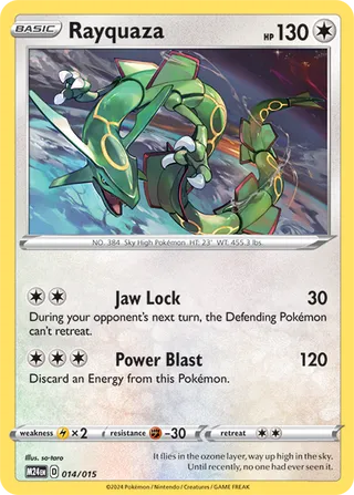 Rayquaza (McDonald's Dragon Discovery 2024 014/015)